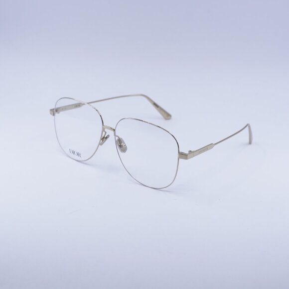 Dior ULTRADIORO A1U A000 Eyeglasses Gold 57mm Aviator Frame - Picture 1 of 11